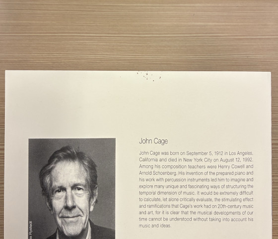 Cage , John - In a Landscape for Solo Percussionist (arr. Thad