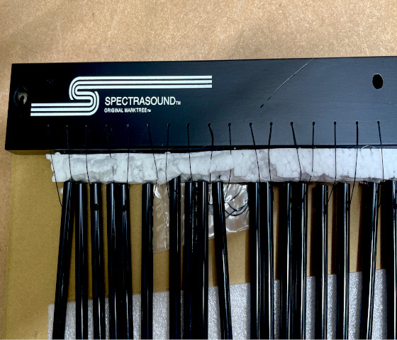 Spectrasound Mark Tree Bar Chimes Black Aluminum SM-35BA