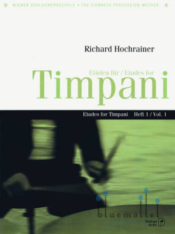 Hochrainer , Richard - Etuden fur Timpani Heft 3 bluemallet